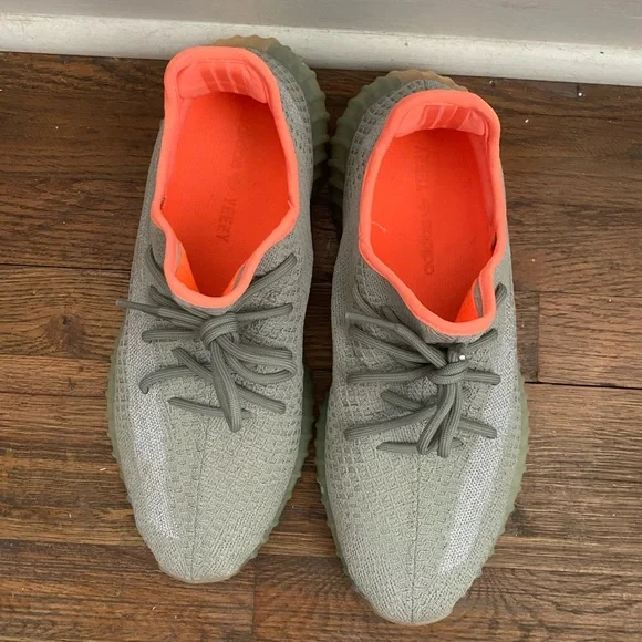 YeezyBoost 350 V2 in Desert Sage; Size 12